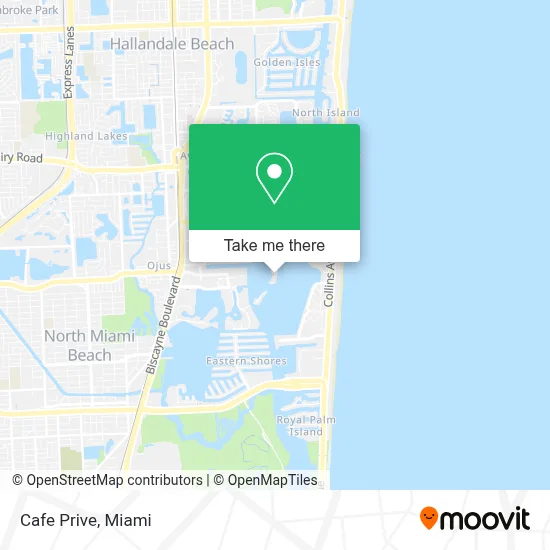 Cafe Prive map