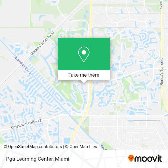 Pga Learning Center map