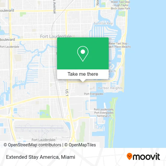 Extended Stay America map