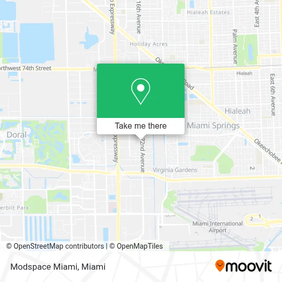 Modspace Miami map