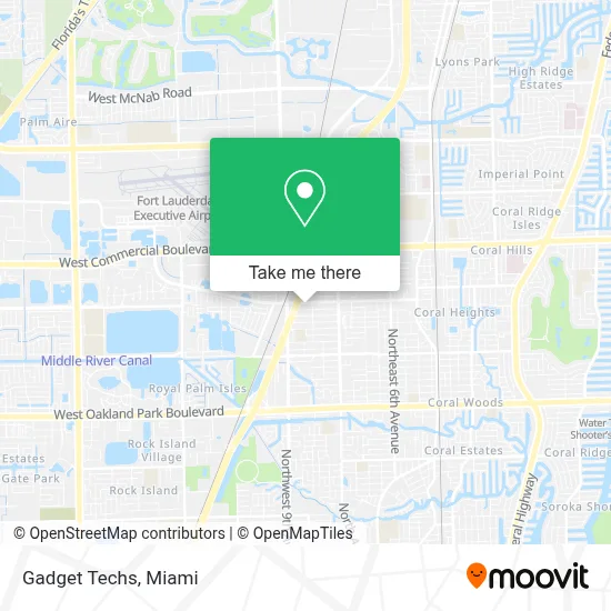 Gadget Techs map