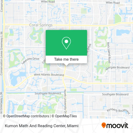 Kumon Math And Reading Center map