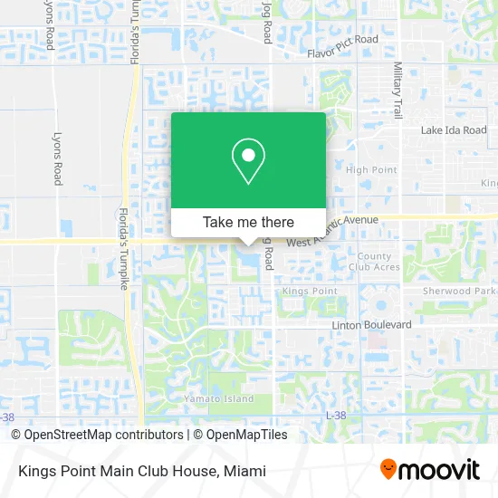 Kings Point Main Club House map