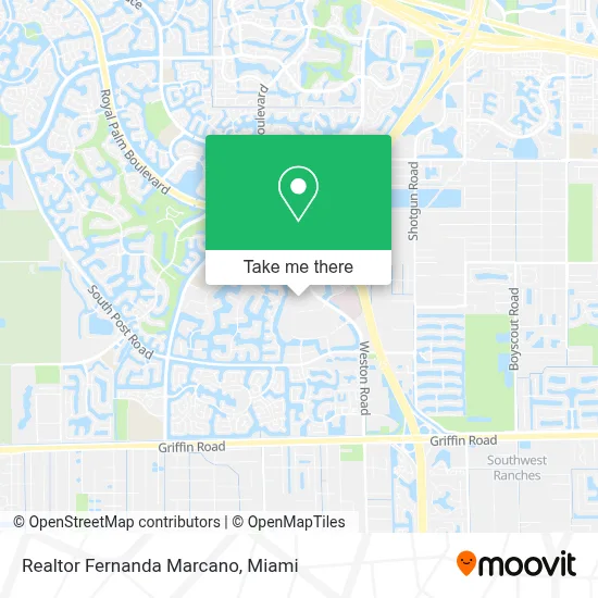 Realtor Fernanda Marcano map