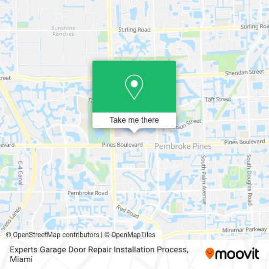 Experts Garage Door Repair Installation Process map