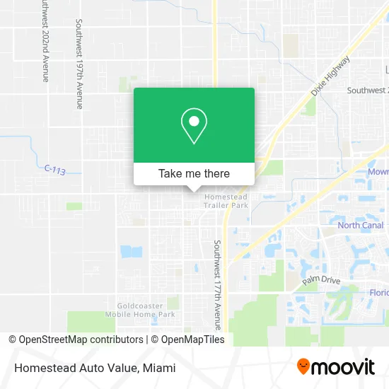 Homestead Auto Value map