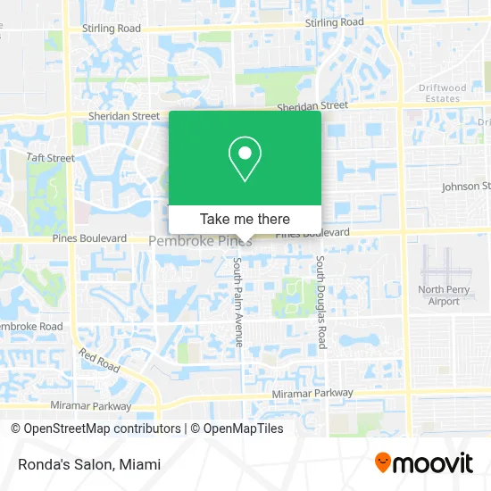Ronda's Salon map