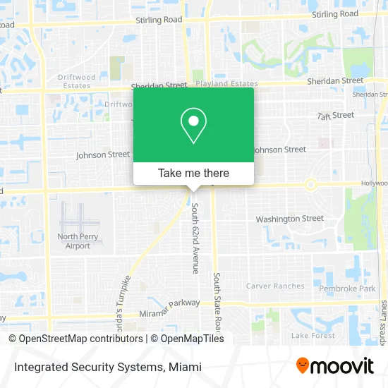Integrated Security Systems map