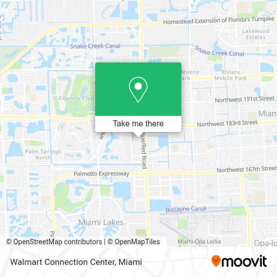 Walmart Connection Center map