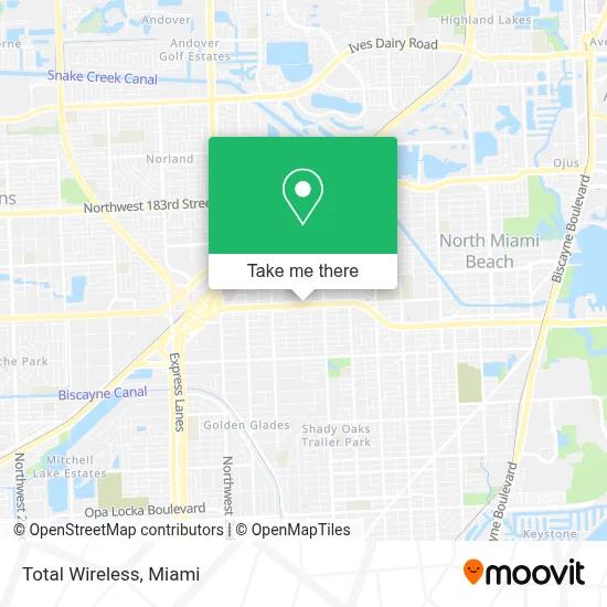 Total Wireless map