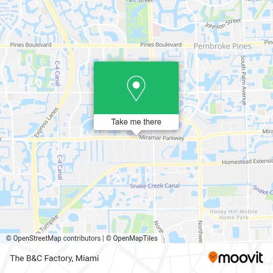 The B&C Factory map