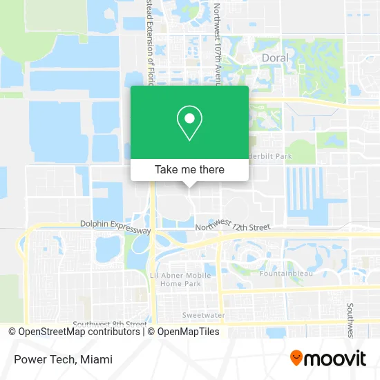 Power Tech map