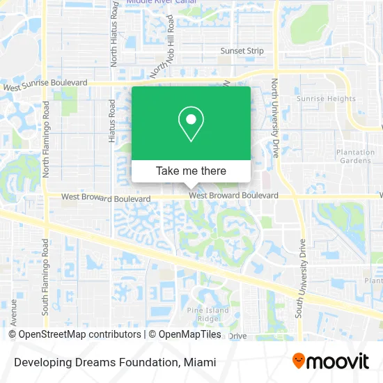 Developing Dreams Foundation map