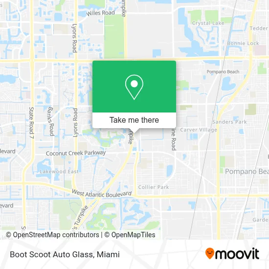 Boot Scoot Auto Glass map
