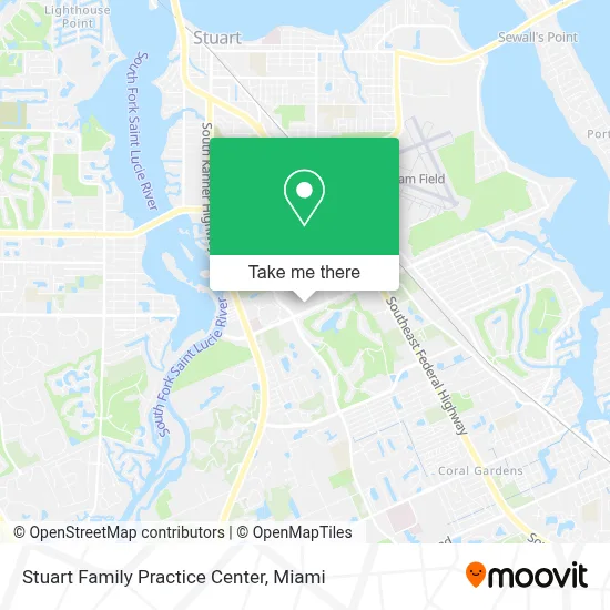 Stuart Family Practice Center map