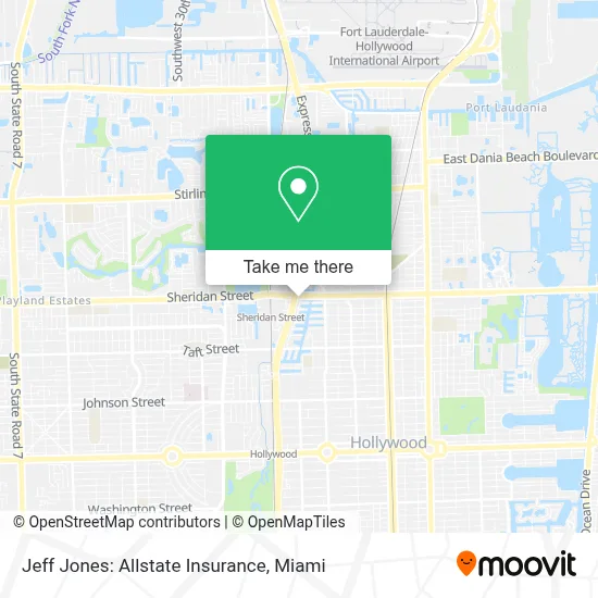 Jeff Jones: Allstate Insurance map