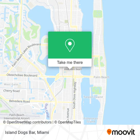 Island Dogs Bar map