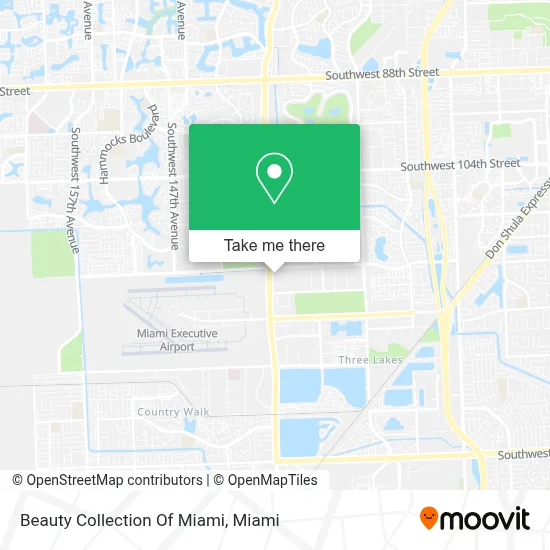Beauty Collection Of Miami map
