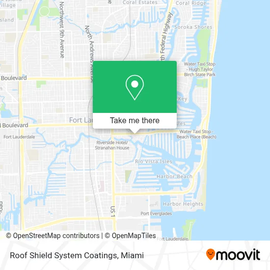 Roof Shield System Coatings map