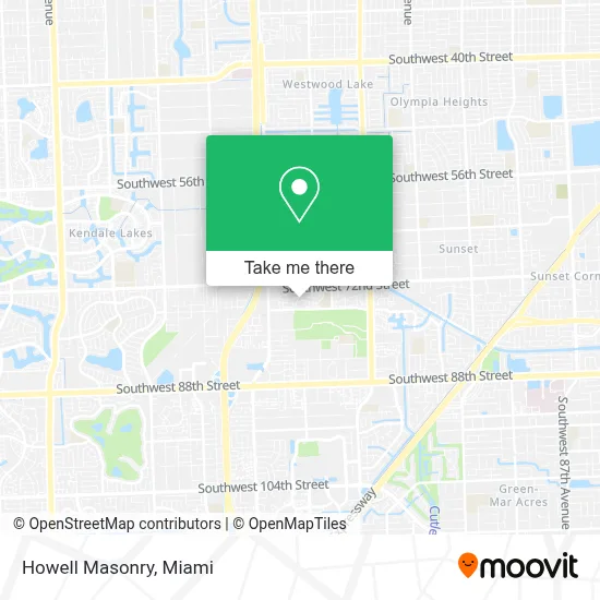 Howell Masonry map