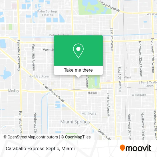Caraballo Express Septic map