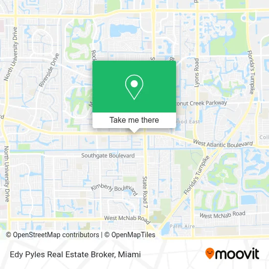 Edy Pyles Real Estate Broker map