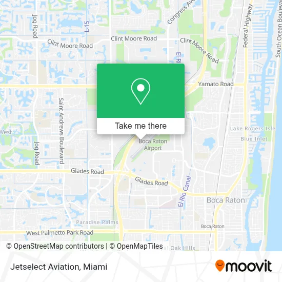 Jetselect Aviation map