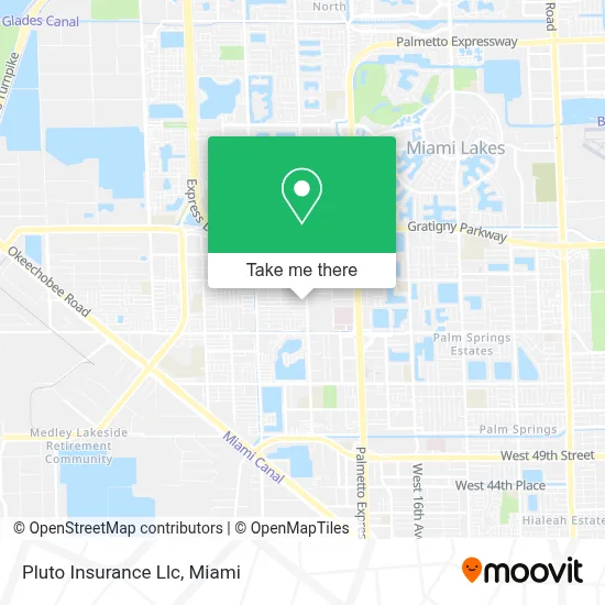 Pluto Insurance Llc map