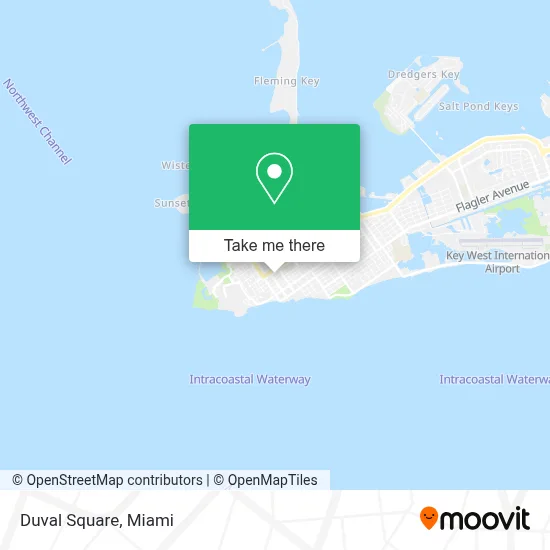 Duval Square map