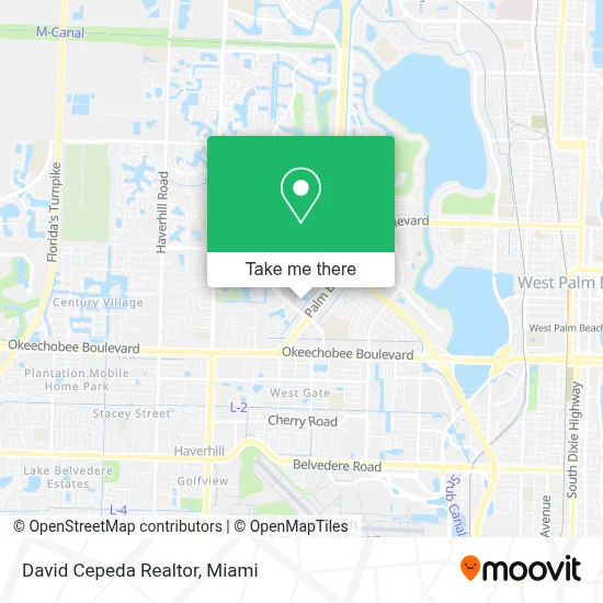David Cepeda Realtor map