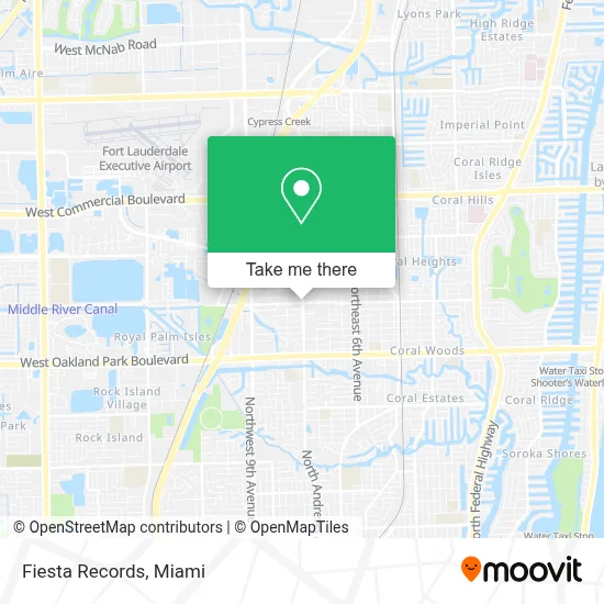 Fiesta Records map