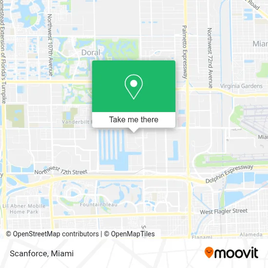Scanforce map