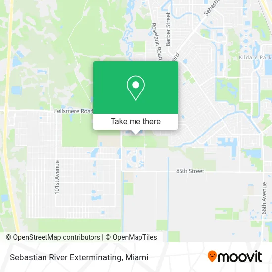 Sebastian River Exterminating map