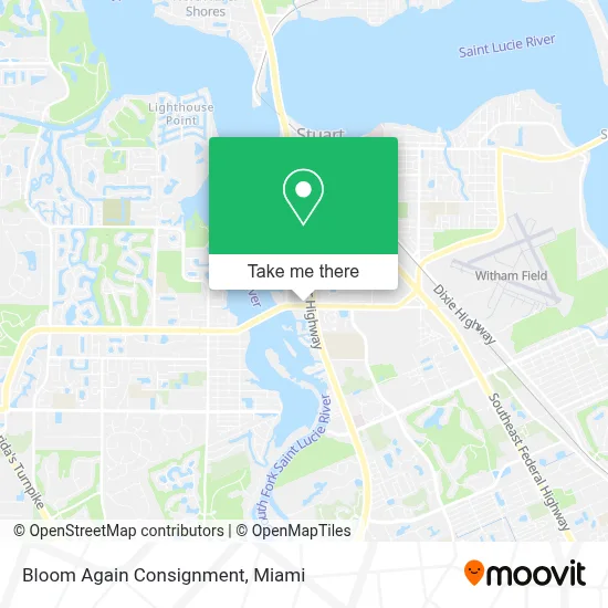 Bloom Again Consignment map
