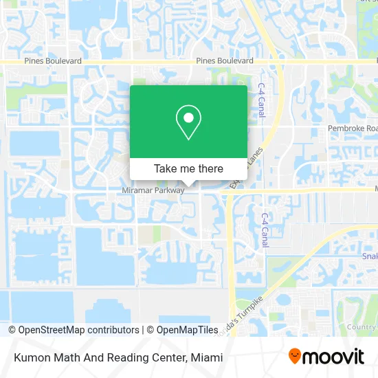 Kumon Math And Reading Center map