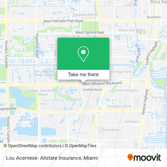 Lou Acernese: Allstate Insurance map