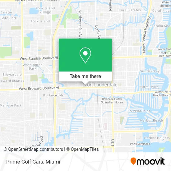 Prime Golf Cars map