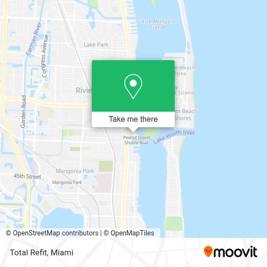 Total Refit map