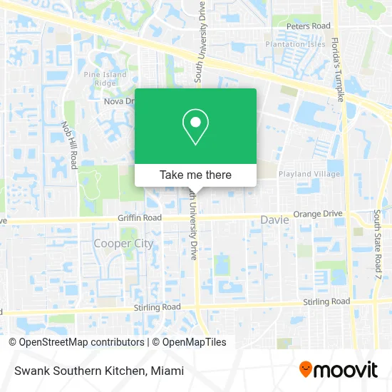 Swank Southern Kitchen map