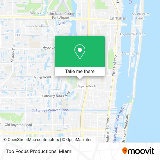 Too Focus Productions map