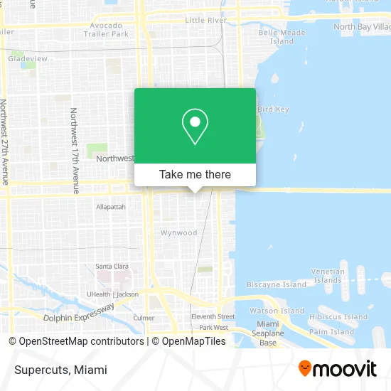 Supercuts map