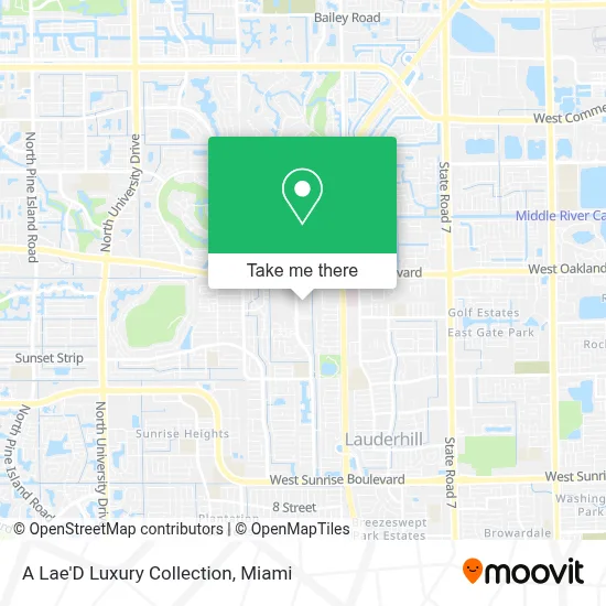 A Lae'D Luxury Collection map