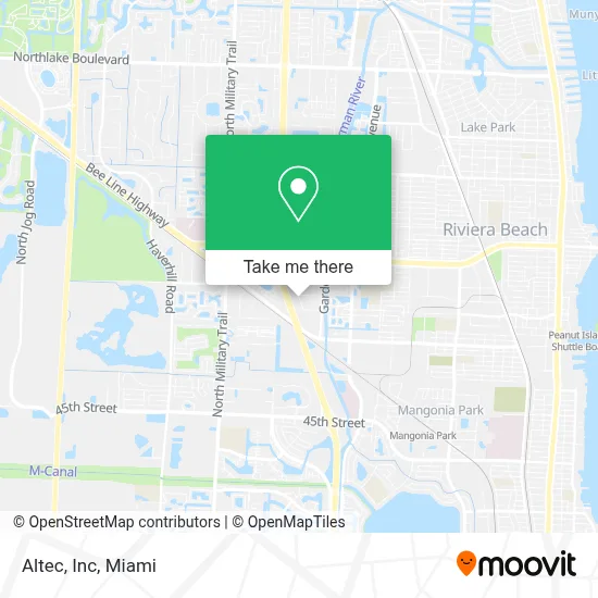 Altec, Inc map