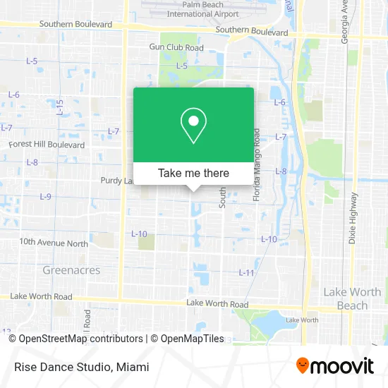 Rise Dance Studio map
