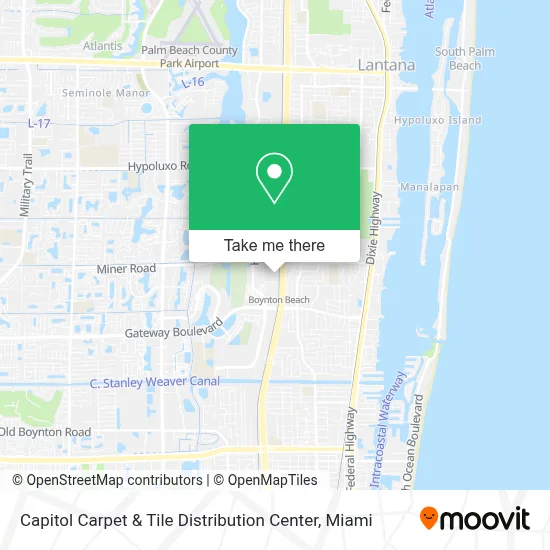 Capitol Carpet & Tile Distribution Center map