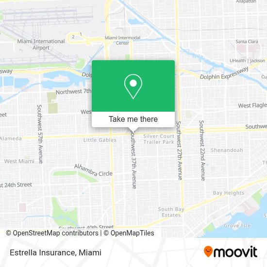 Estrella Insurance map