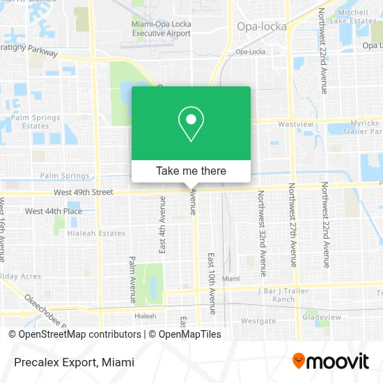 Precalex Export map
