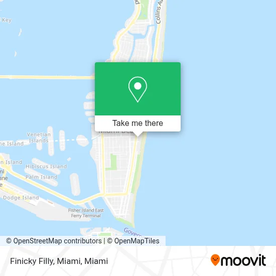 Finicky Filly, Miami map