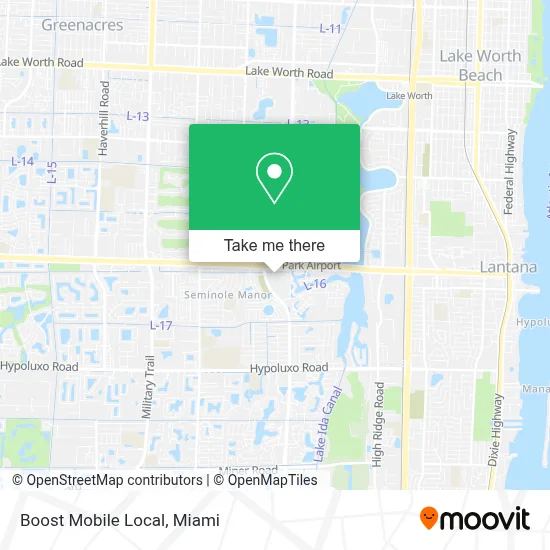 Boost Mobile Local map