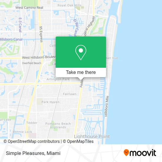 Simple Pleasures map